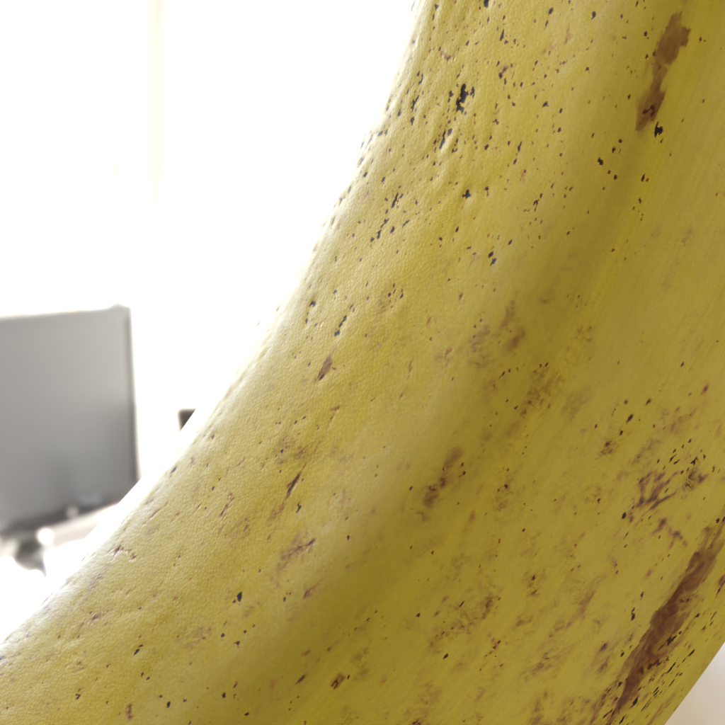 3d art banana CGI Food  Fruit material PBR Procedural substance 3d designer texture