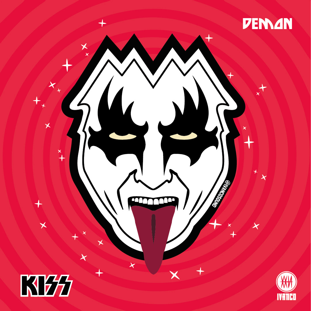 kiss gene simmons Paul Stanley  Ace Frehley Peter Criss bruce kulick tommy thayer Eric Singer Stickerpack