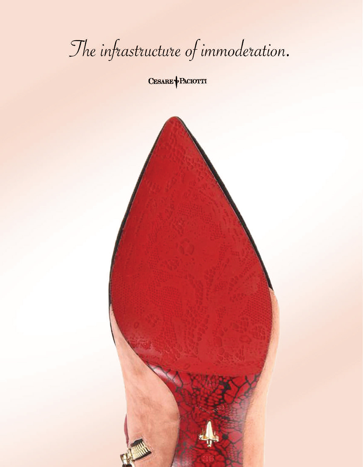 Cesare Paciotti shoes print student SCAD campaign