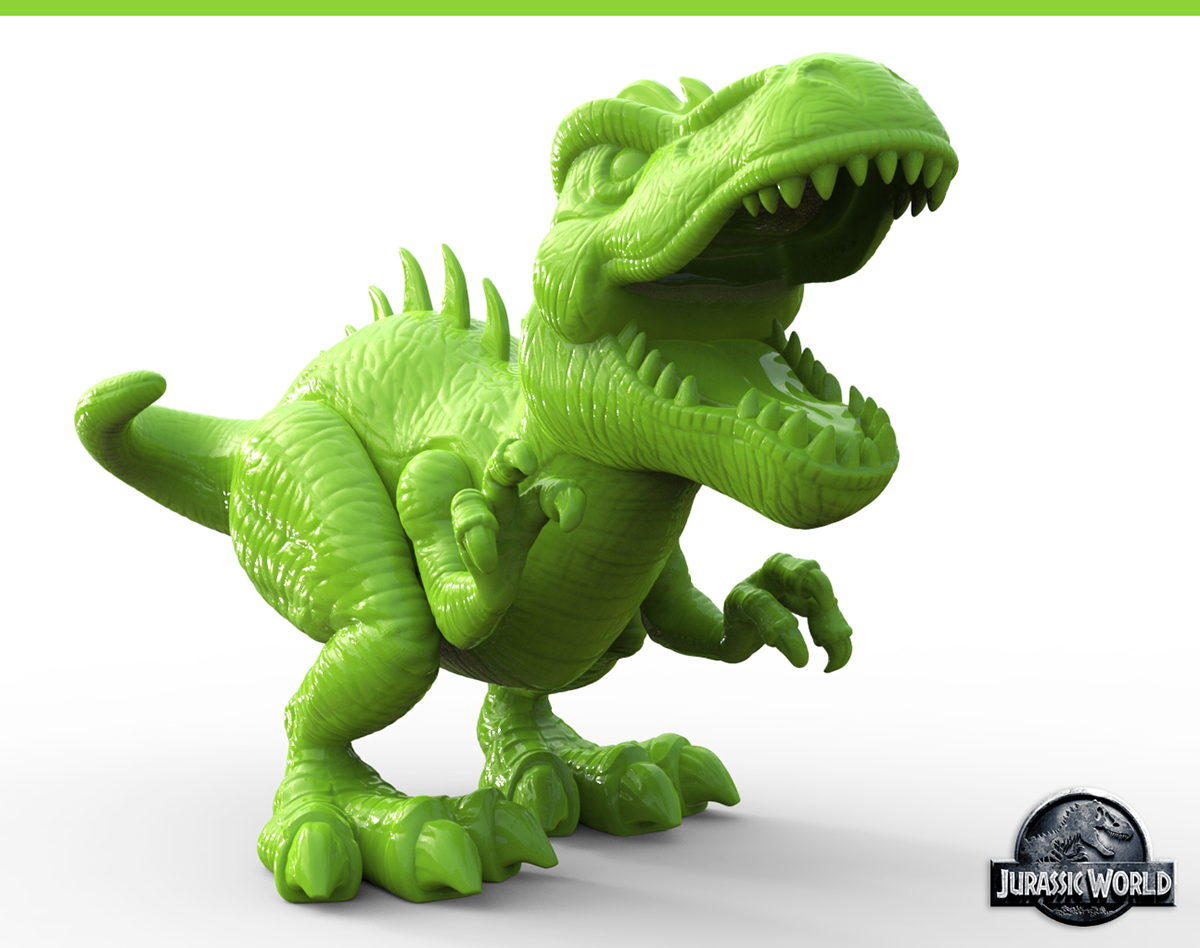 Jurassic World dinosaurs Sculpts Zbrush toys