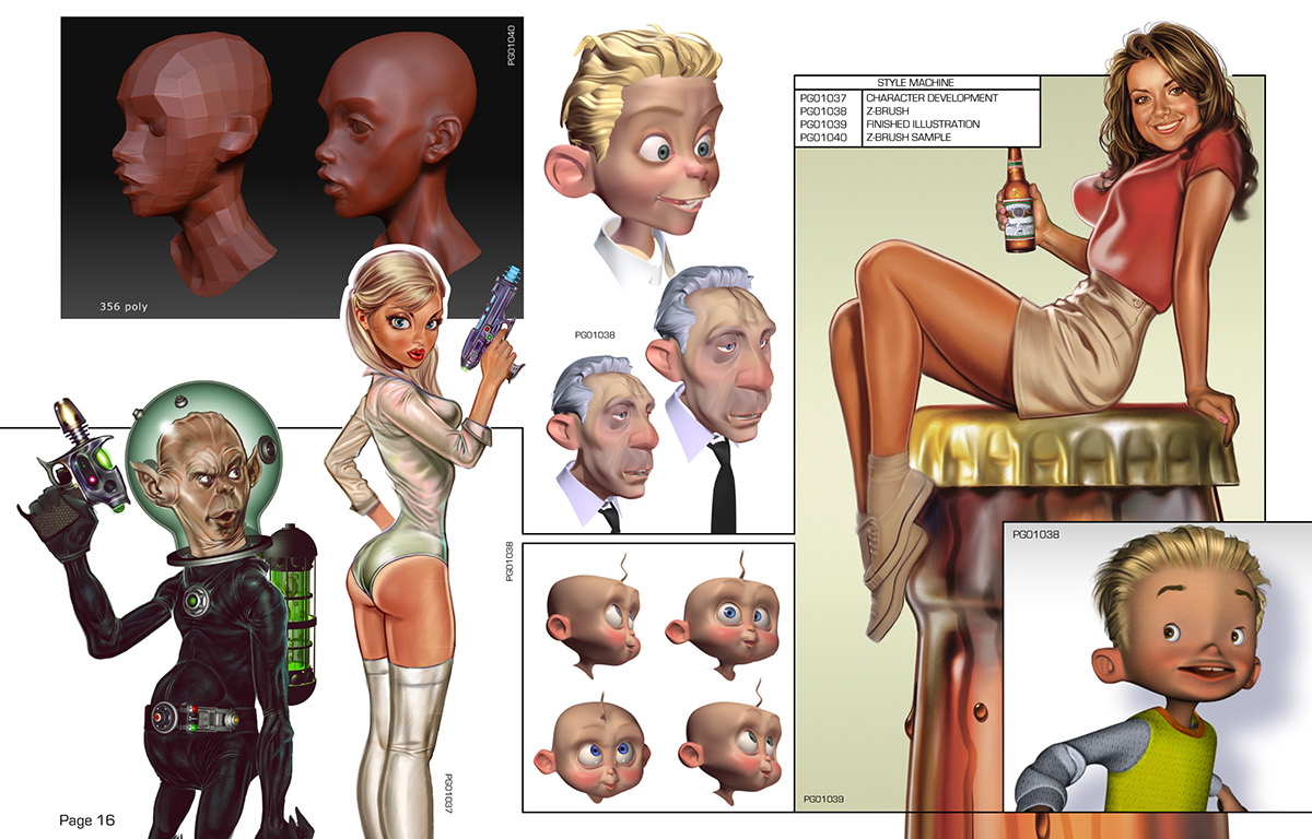 storyboards illustration caricature cartoon advertising character concept design editorial