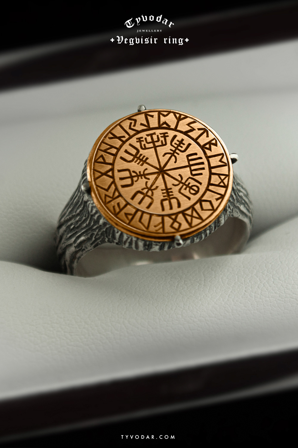 Vegvisir ring runes ring VIKIN RING runes ring Rune Ring design Jewellery tyvodar tyvodar.com