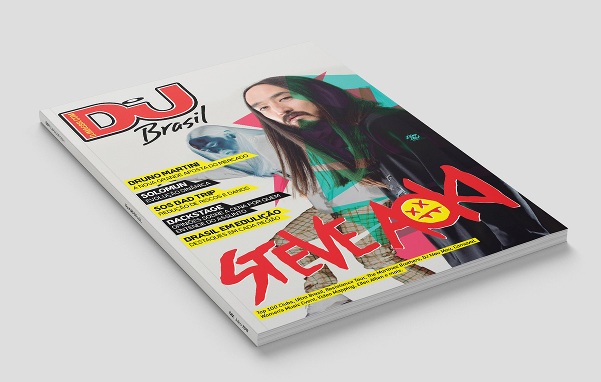 amsterdam dance event dj mag editorial design  electronic music graphic design  miami music week art direction  music design Magazine Cover Magazine design