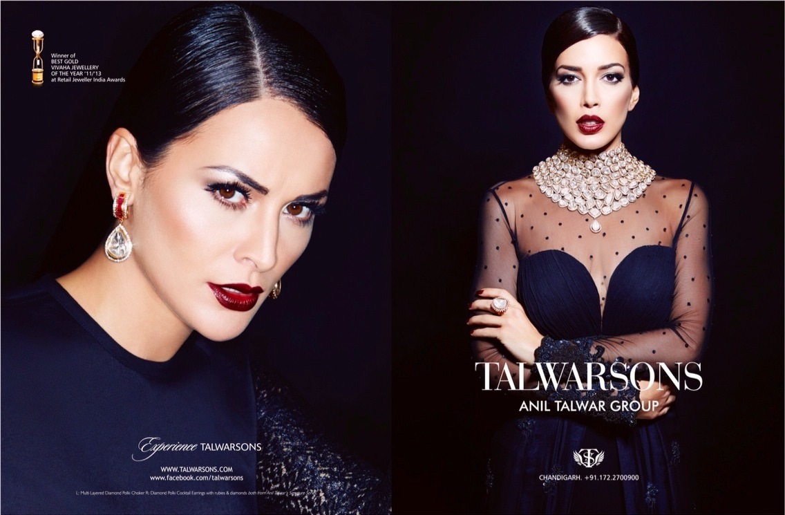 talwarsons India jewelry elegant classy campaign diamond 