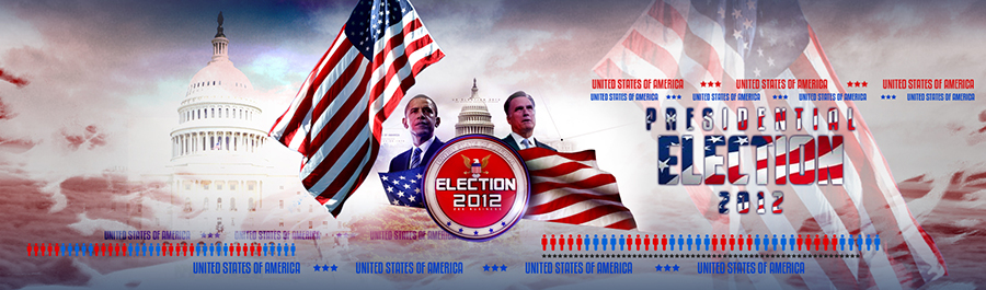 usa US Election america president us presidential election 201 Barack Obama mitt romney poll elephant donkey right election campaign