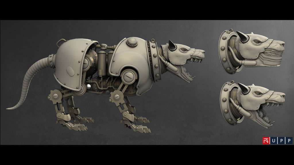 Adobe Portfolio Tomas Kral Nutcracker 3D Ratdog gyrocopter upp Zbrush concept movie