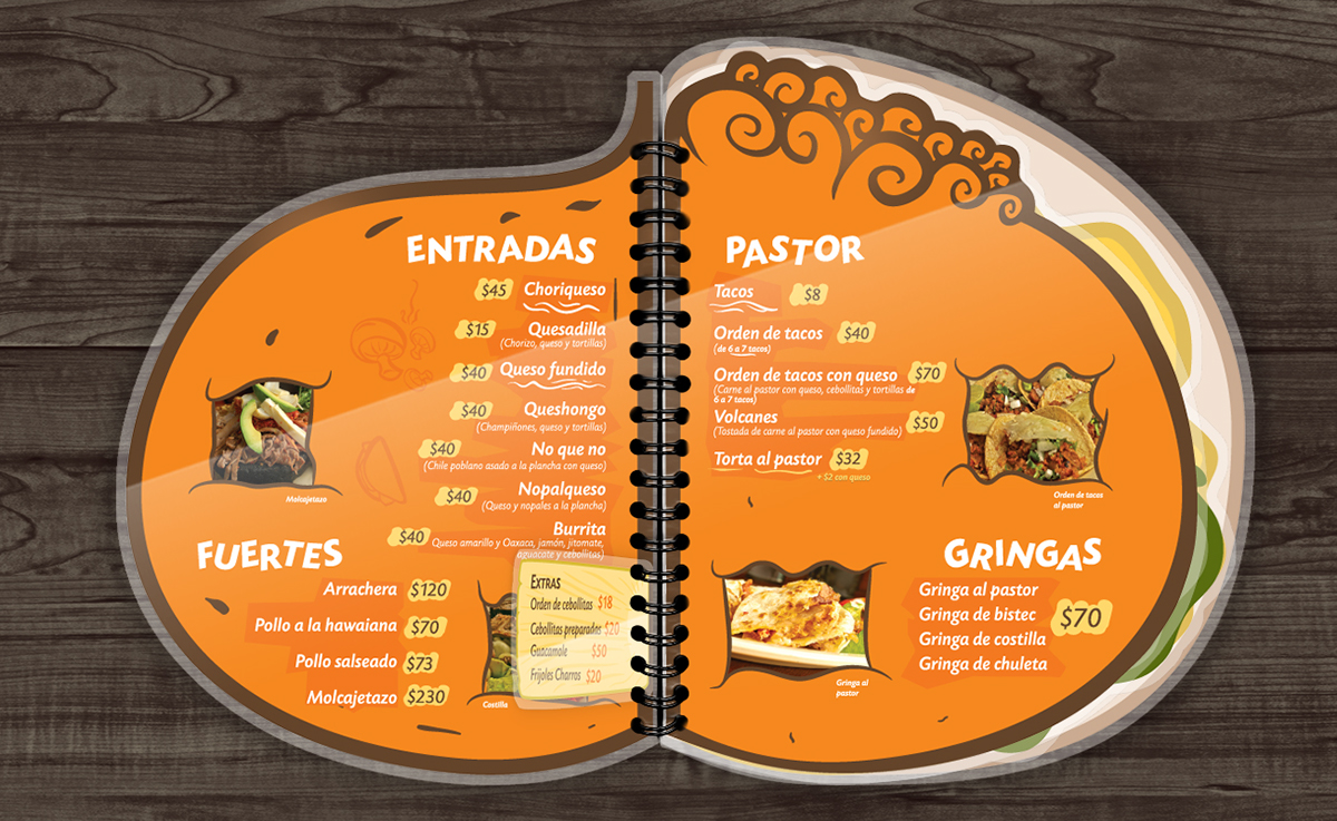  taquería  FOOD  restaurant  orange  sabor  taste  sazón  tacos  branding  bocatta  Mexico mexico comida  antojo tradition