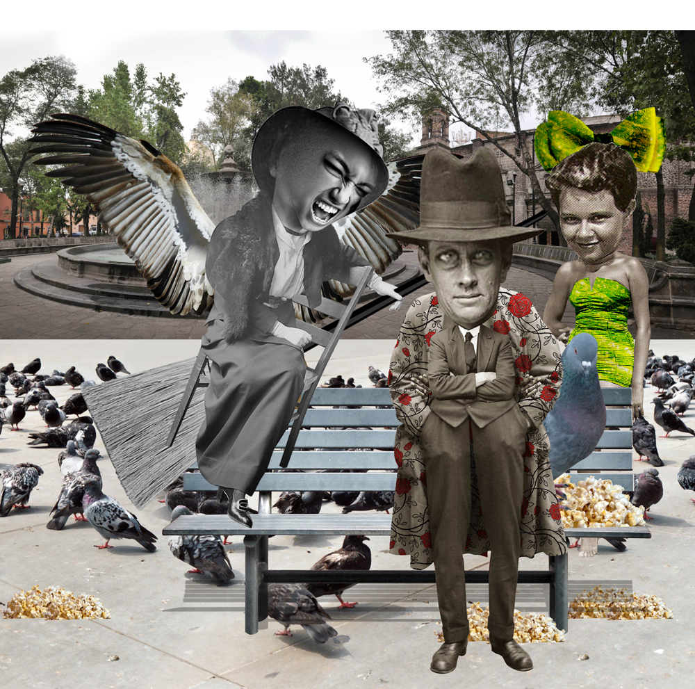 photomontage collage short story editorial