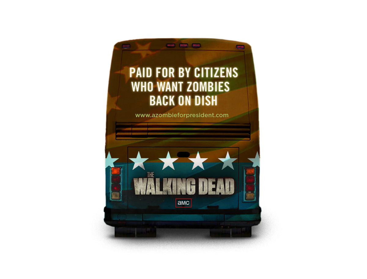 zombie president Election zombie for president tour The walking Dead