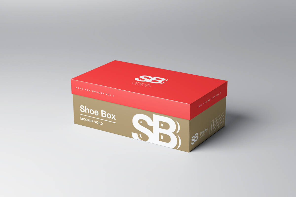 Download Shoe Box Mockup Vol.2 / 3D Visualization on Behance