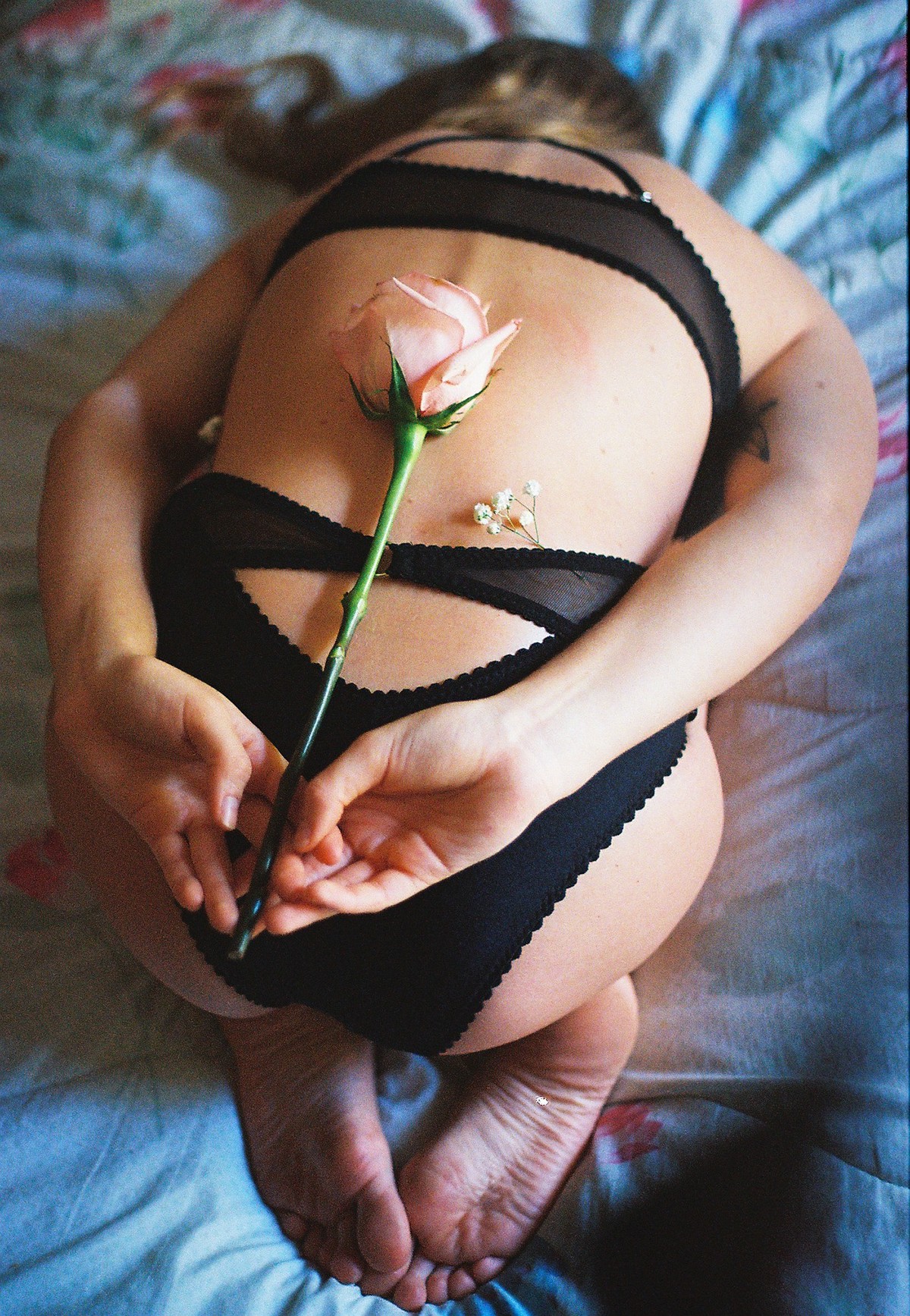 Photography  lingerie underwear Analogue 35mm portrait blonde