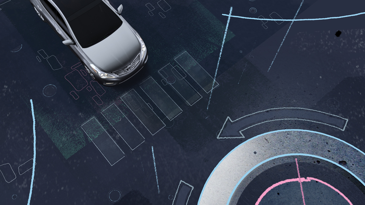 Adobe Portfolio Hyundai  azera  Illustration  Car