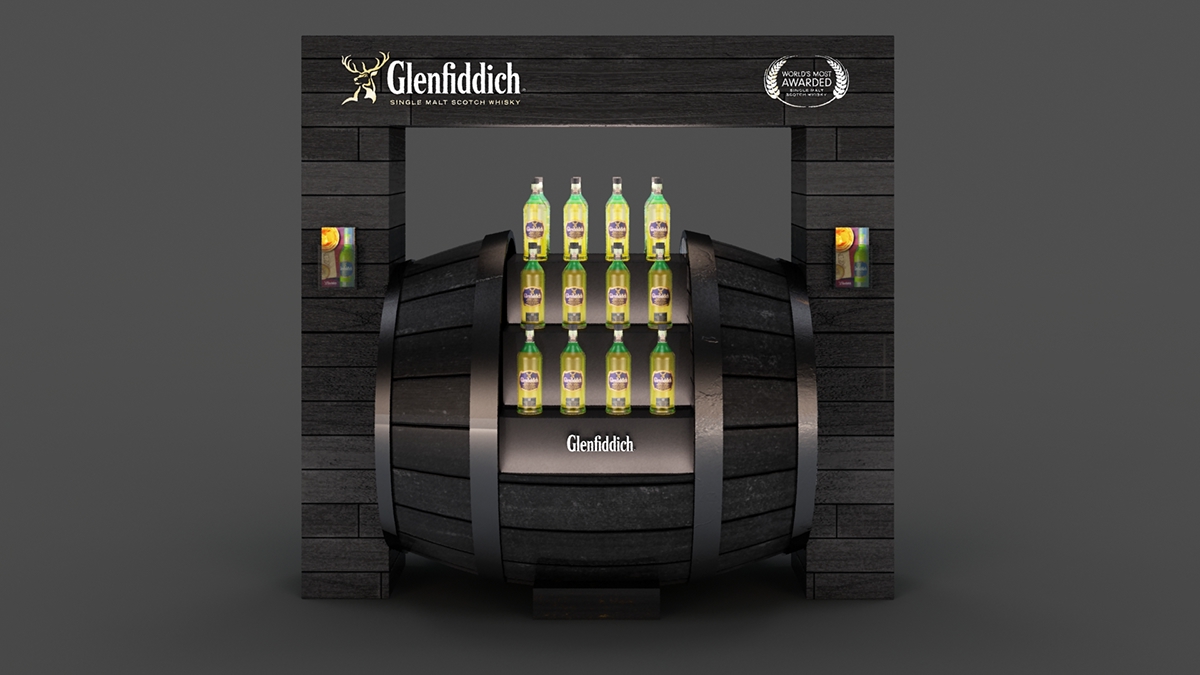 glenfiddich PDV pos Whisky irish