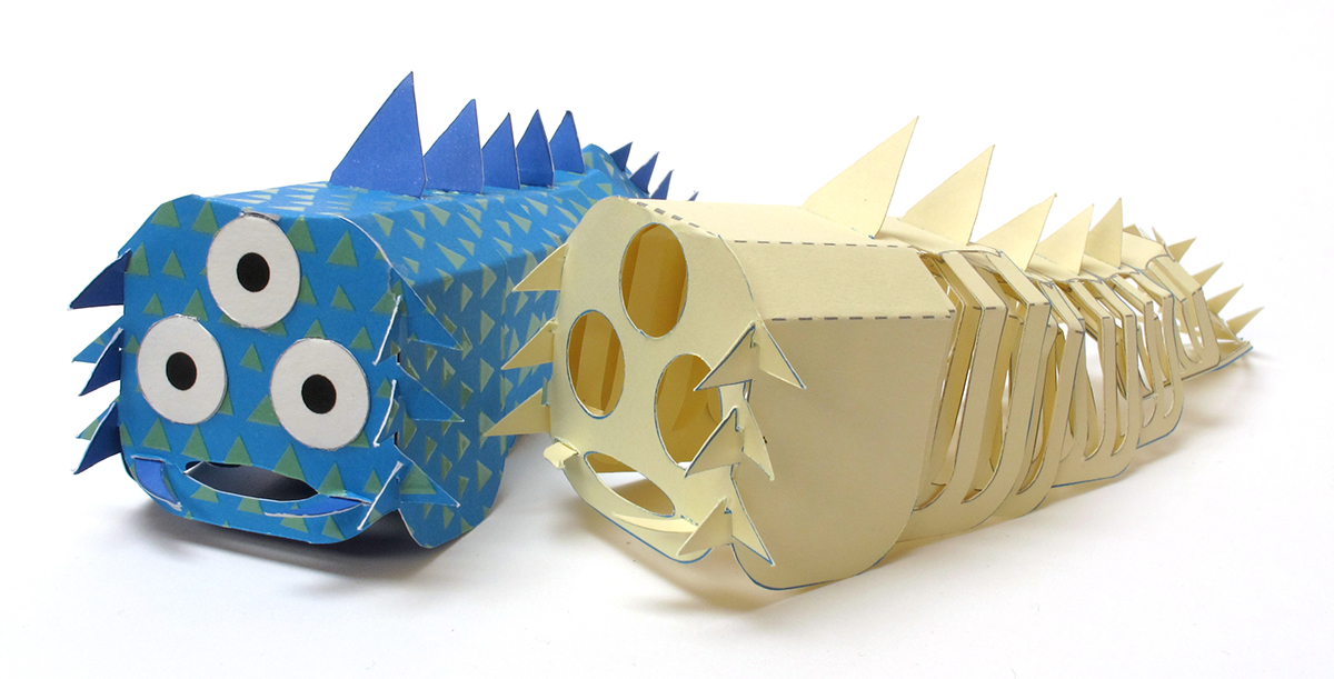 monsters  paper craft toys paper toy paper craft