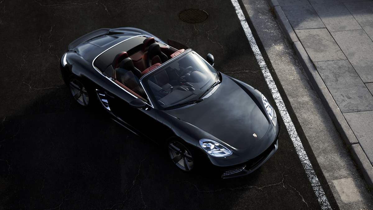 3D 3DArtist 3dsmax bridge car Cars Porsche sportcar UnrealEngine visualization