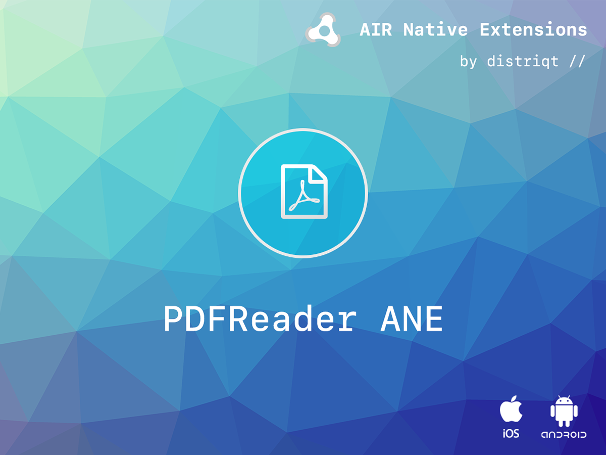 ANE AIR Native Extension pdf pdf view android ios Adobe Air