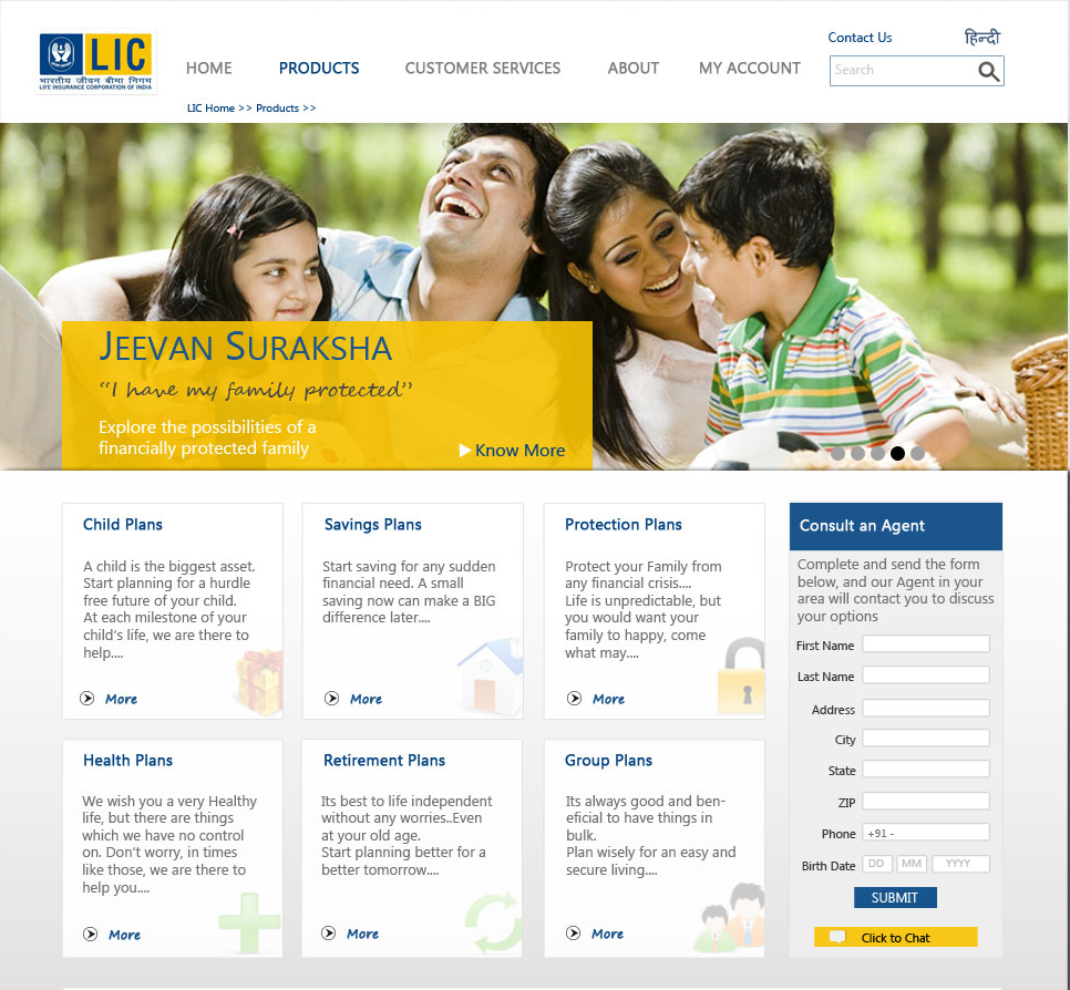 UI ux concept design  Insurance lic