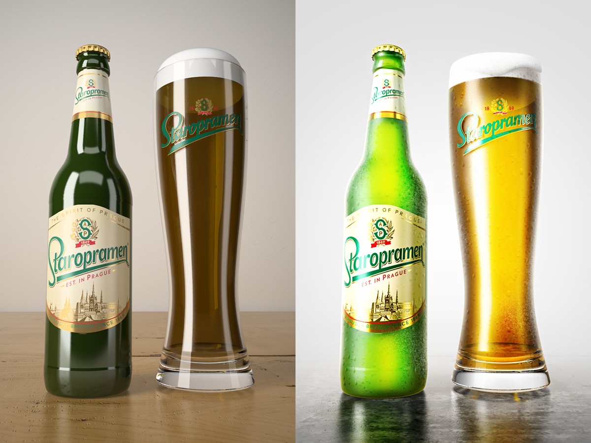3D vray 3dmodel rendering Render beer