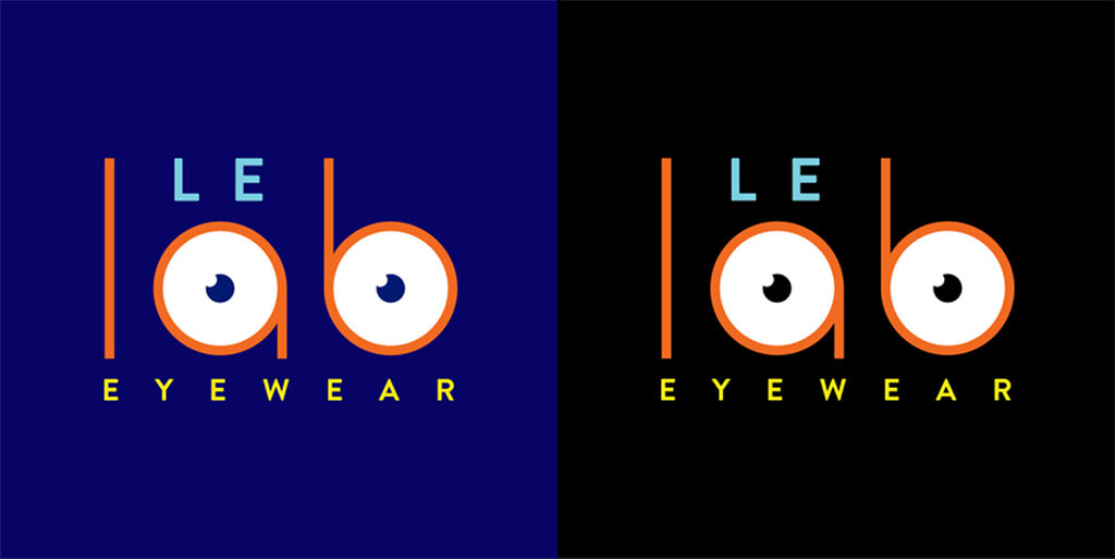 Logotype glasses opticien eyes