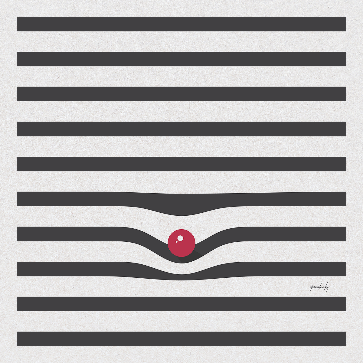 #ball  #contrast #illustration #lines #minimalism