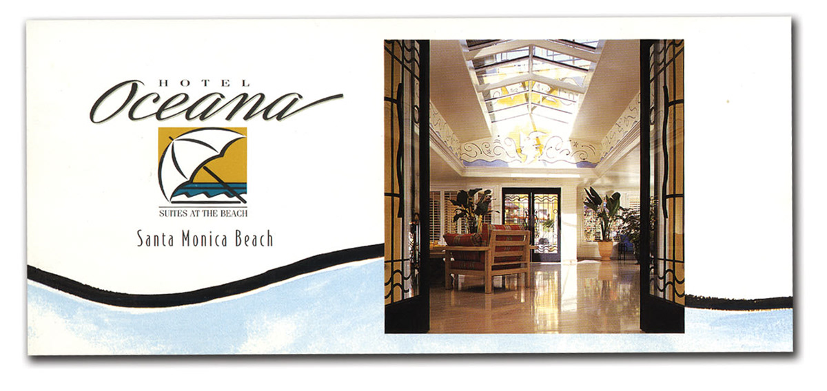 hotel  brochure  santa monica  ocean brochure santa monica Ocean