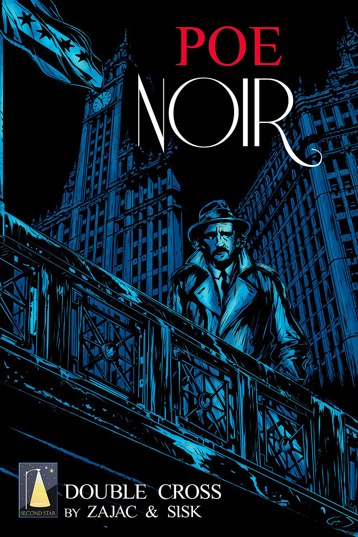 black and white Comic Book digital illustration Drawing  Graphic Novel Horror Art noir poe art edgar allen poe retro style
