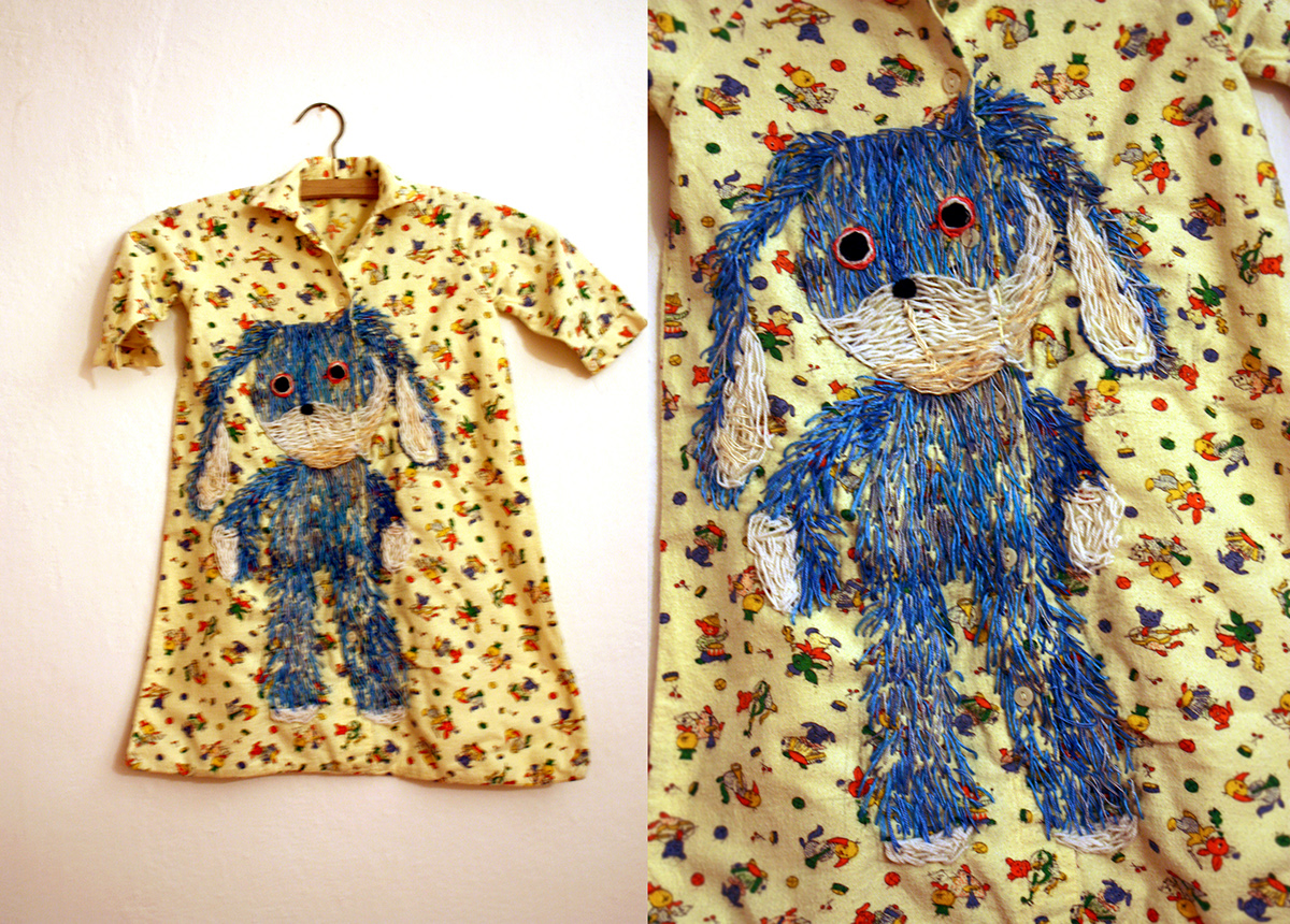 bear children shirt hare toy textile design
