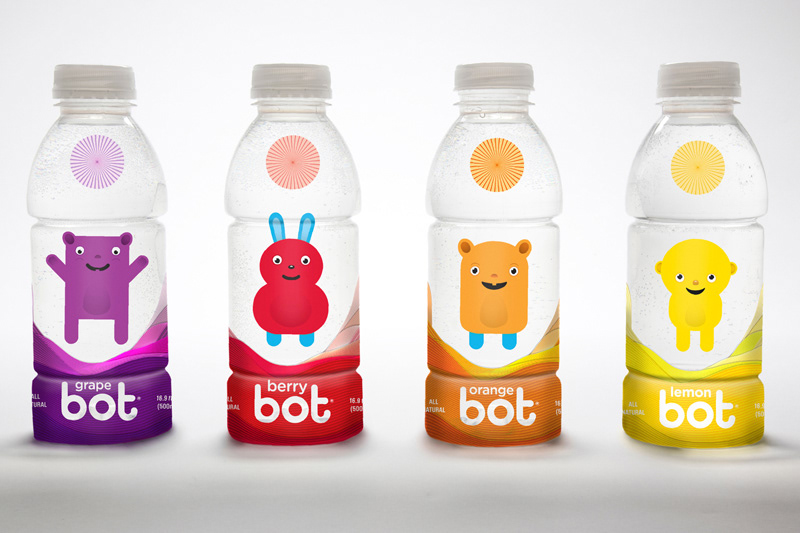 bottled water packaging design identity Retail