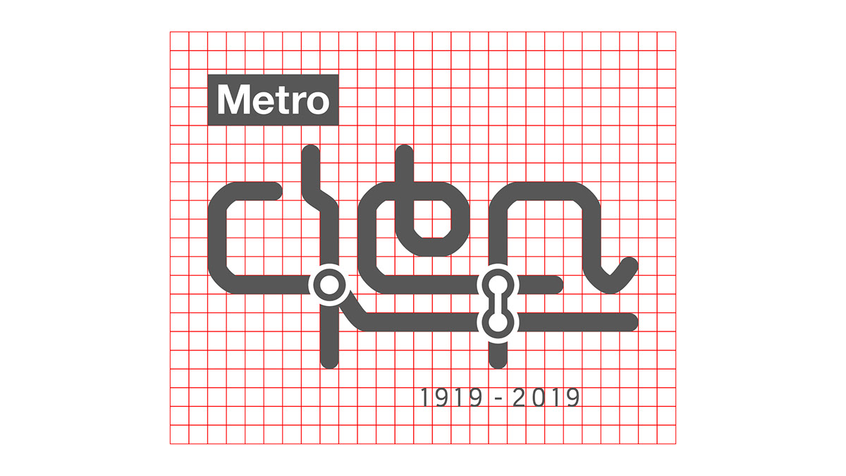 branding  typography   identity metro subway underground madrid Brand Design logo adobeawards