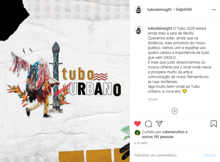 extensão instagram projeto publicidade Redação Tubo de Insight universidade
