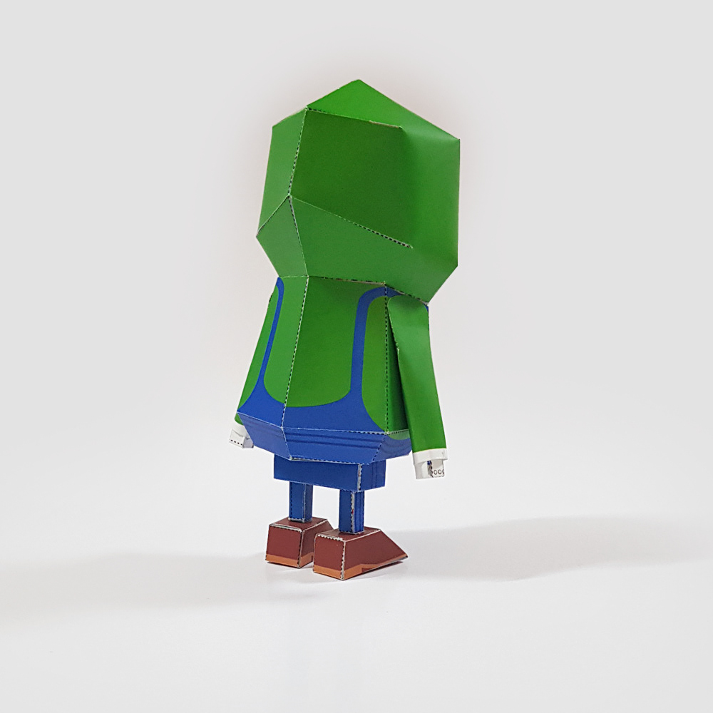 papertoy Luigi SuperMario Nintendo origami  papercraft mario gamegraphic Character arttoy