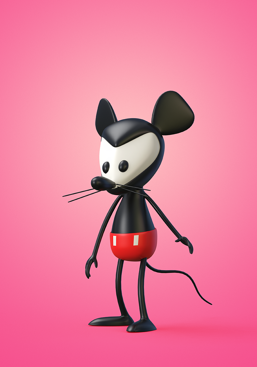 cartoon Character design  Digital Art  rat 3D visualization ILLUSTRATION  popart theodoru lowbrow