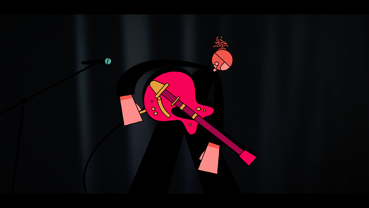 music singer songwriter Newton Faulkner hit the ground running character animation music video HTGR
