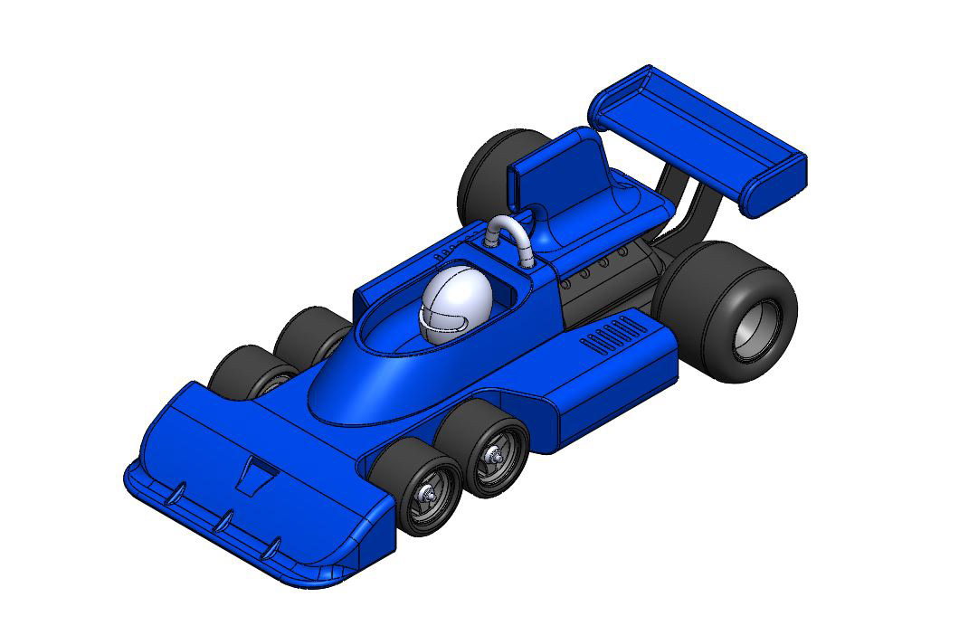 car automotive   Racing Livery Tyrrell Render f1 P34
