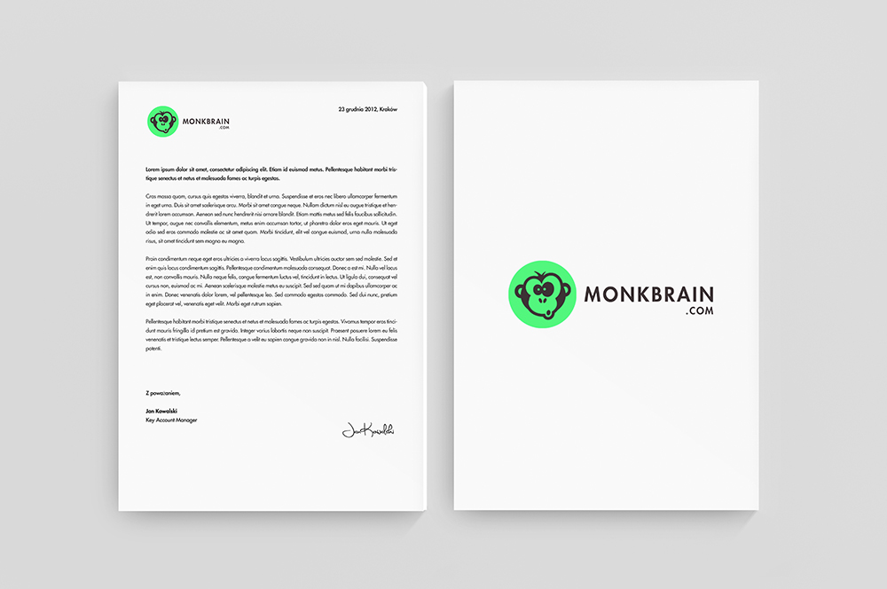 monkbrain   monkey  print  branding  identity  portfolio  logo  Graphic  design  arkadiusz  platek  webdesign