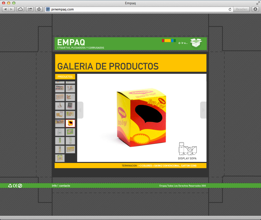 encargo group Website ads brand identity redesign empaq Encargo PAQ