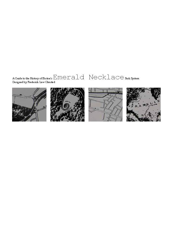 Emerald Necklace NPS National Park Service Olmsted Guidebook Guide Park