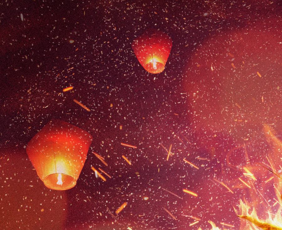 dragon cny AOCOM firework