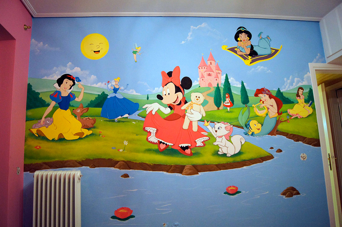 walls  children  kids rooms wallpainting