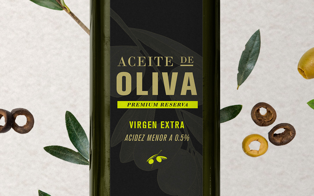 olive oil Label Packaging mendoza design kitchen cooking premium oliveoil