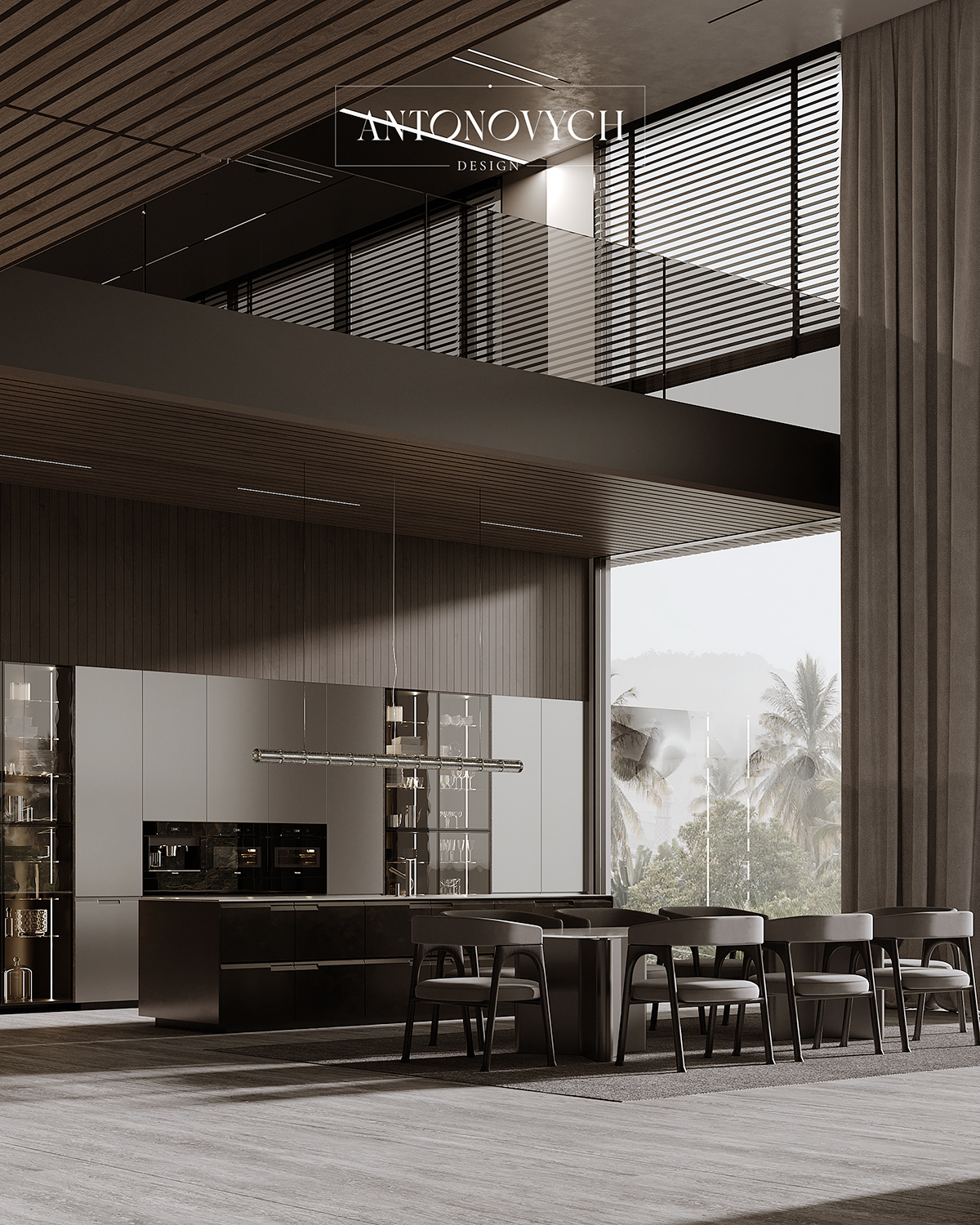 Villa interior design  modern visualization architecture design дизайн интерьера визуализация