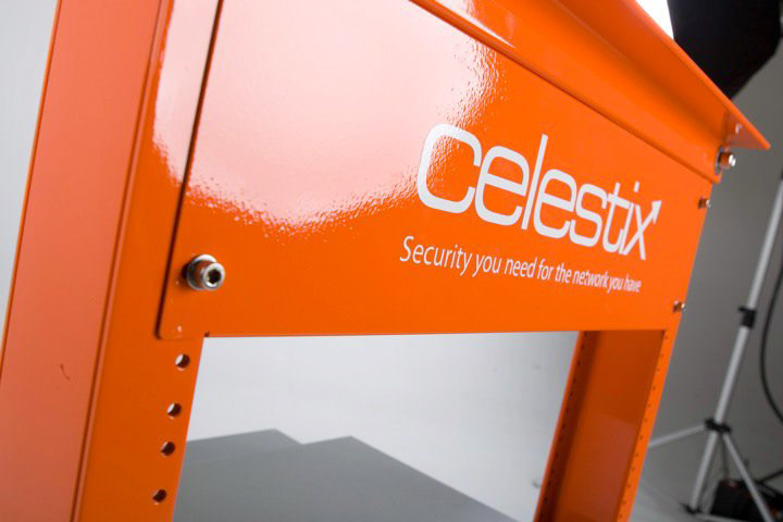 Belm Designs Celestix rack paint Custom Trade Show brand industrial product Event