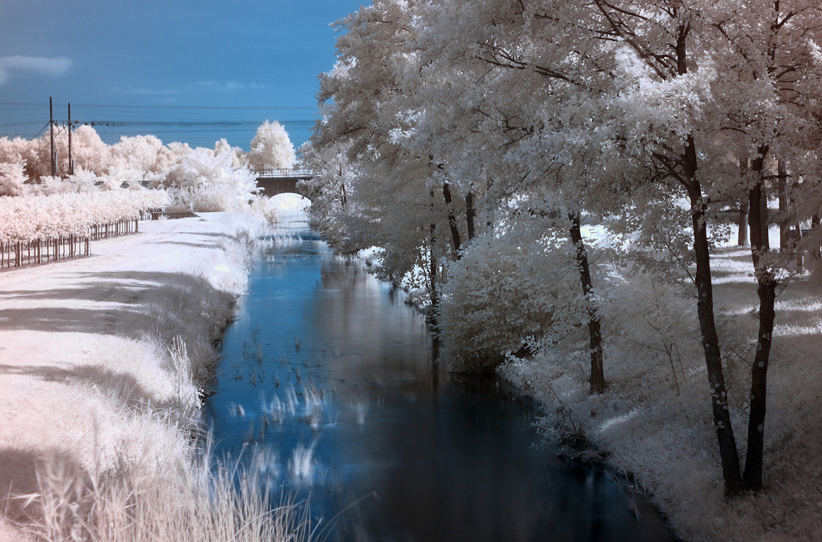 infrared Landscape long exposure trieste water arcadia dream