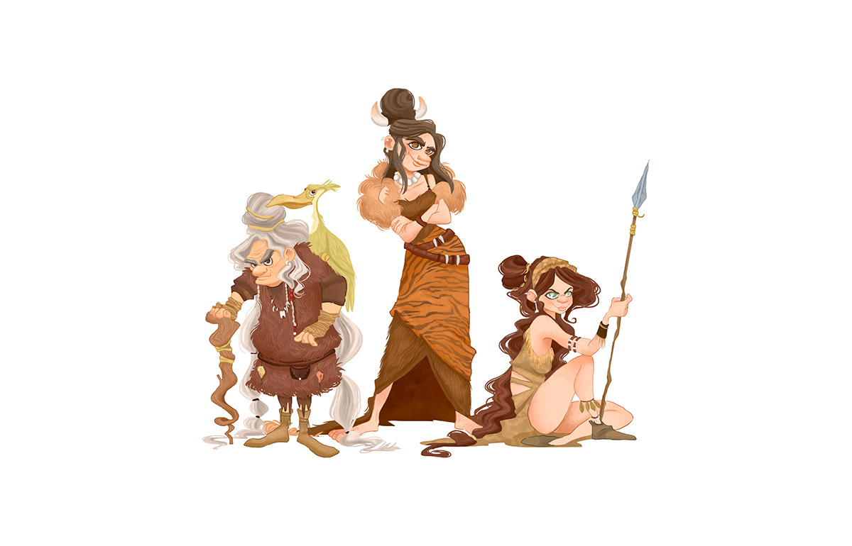 Girls from Stone Age on Behance