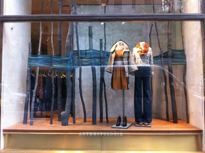 Anthropologie Window Display  retail display  installation