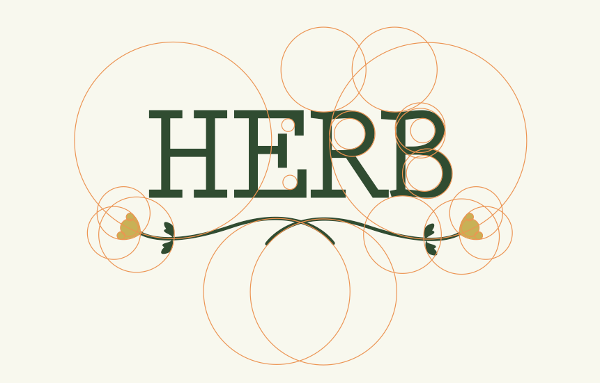 corporate brand Herb botanical kitchen naturalfood brandesign