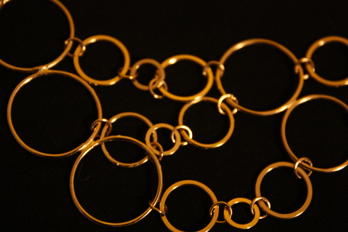 metal jewelry geometry ring Necklace earrings risd