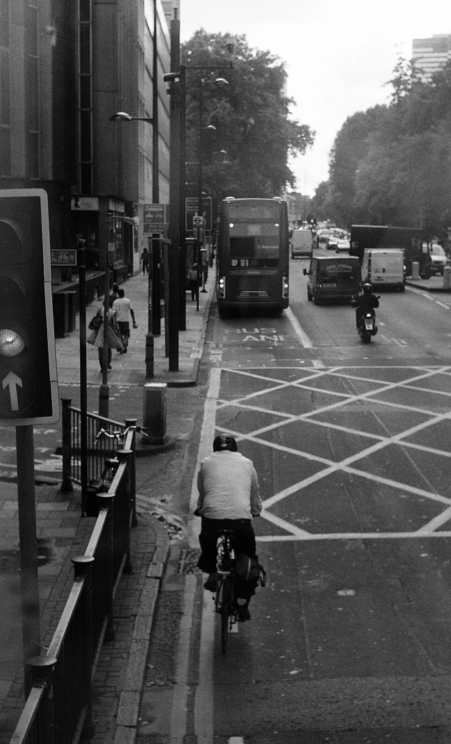 London analog black and white photo black White city Street life moment