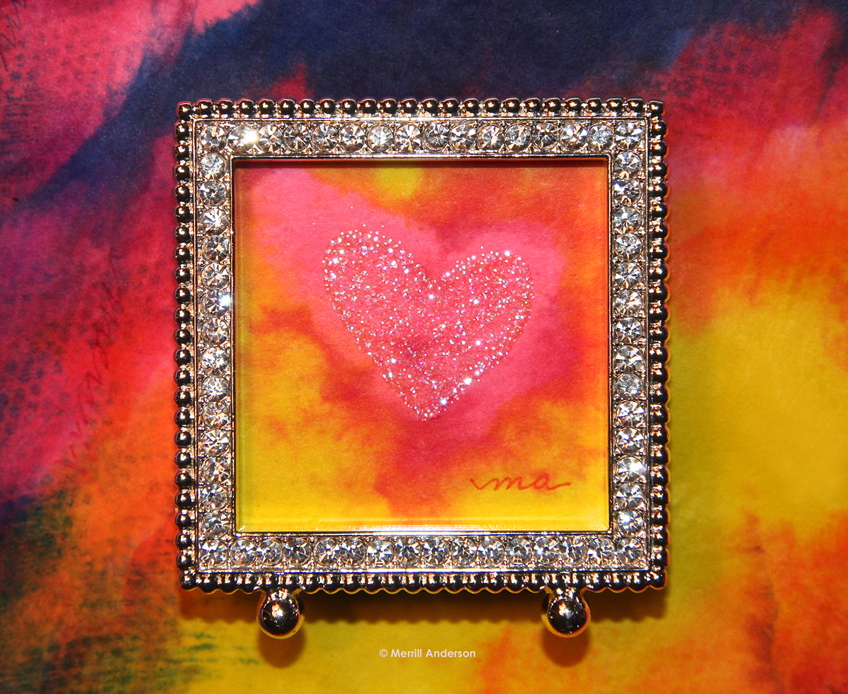 Adobe Portfolio miniatures Love hearts Sun light Paintings gifts inspiration sparkles