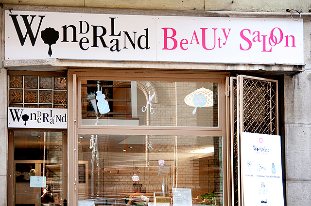 wonderland hungary hair hairdresser beauty salon cosmetics budapest identity